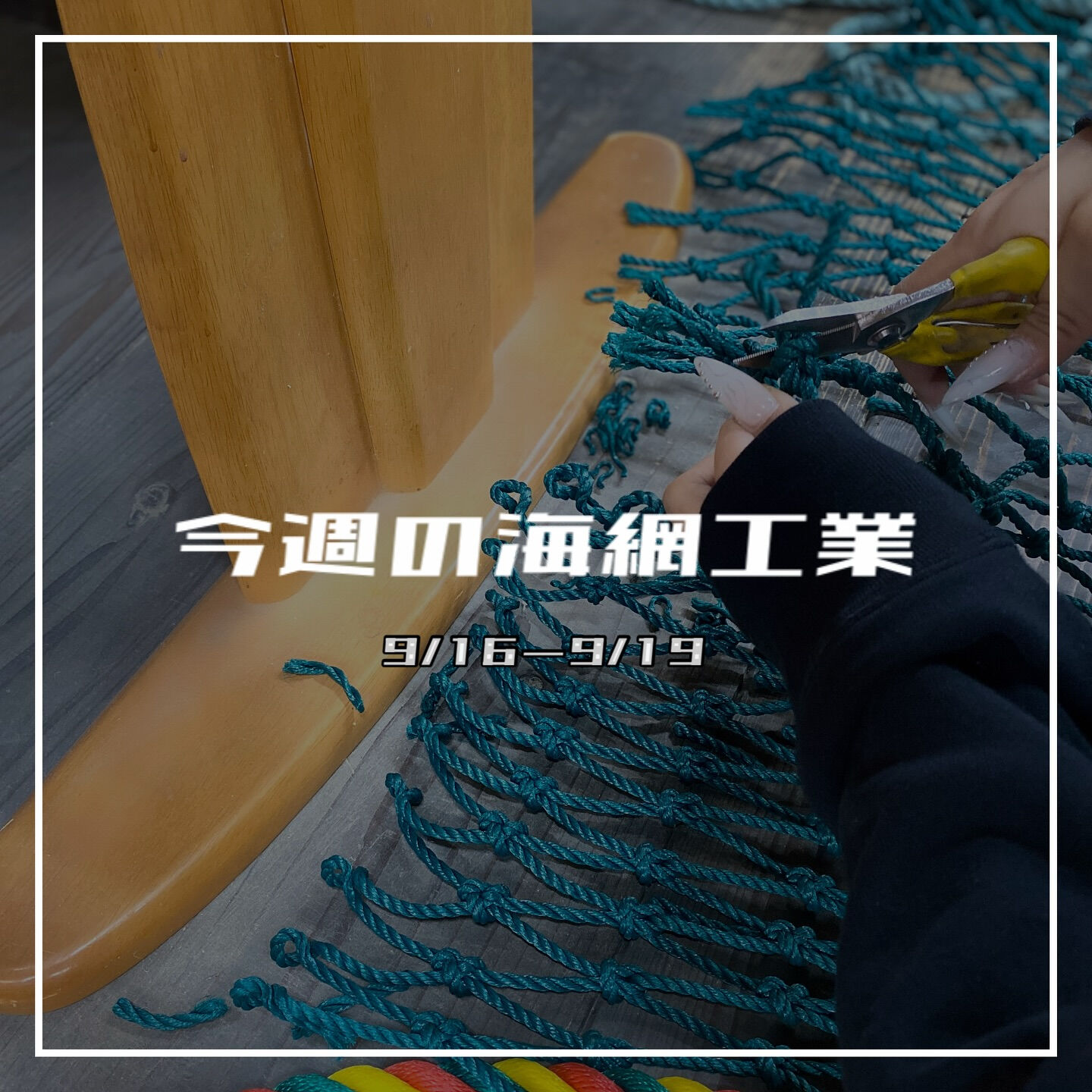 【今週の海網工業｜9/16〜9/19】
