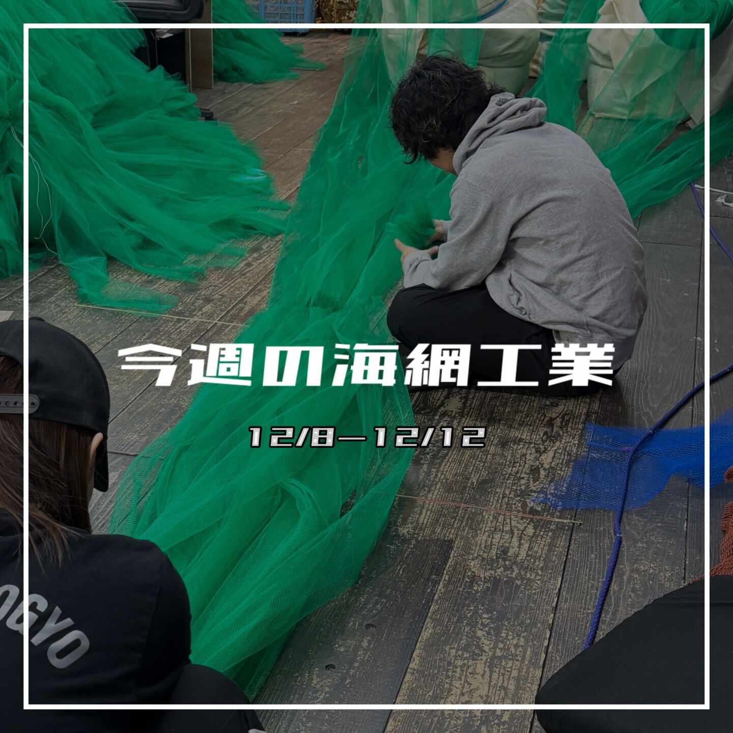 【今週の海網工業｜12/8〜12/12】
